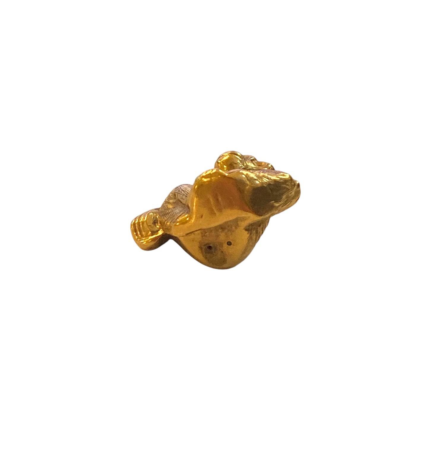 9ct vintage Monkey charm by Georg jensen, Circa 1963 London . Hollow