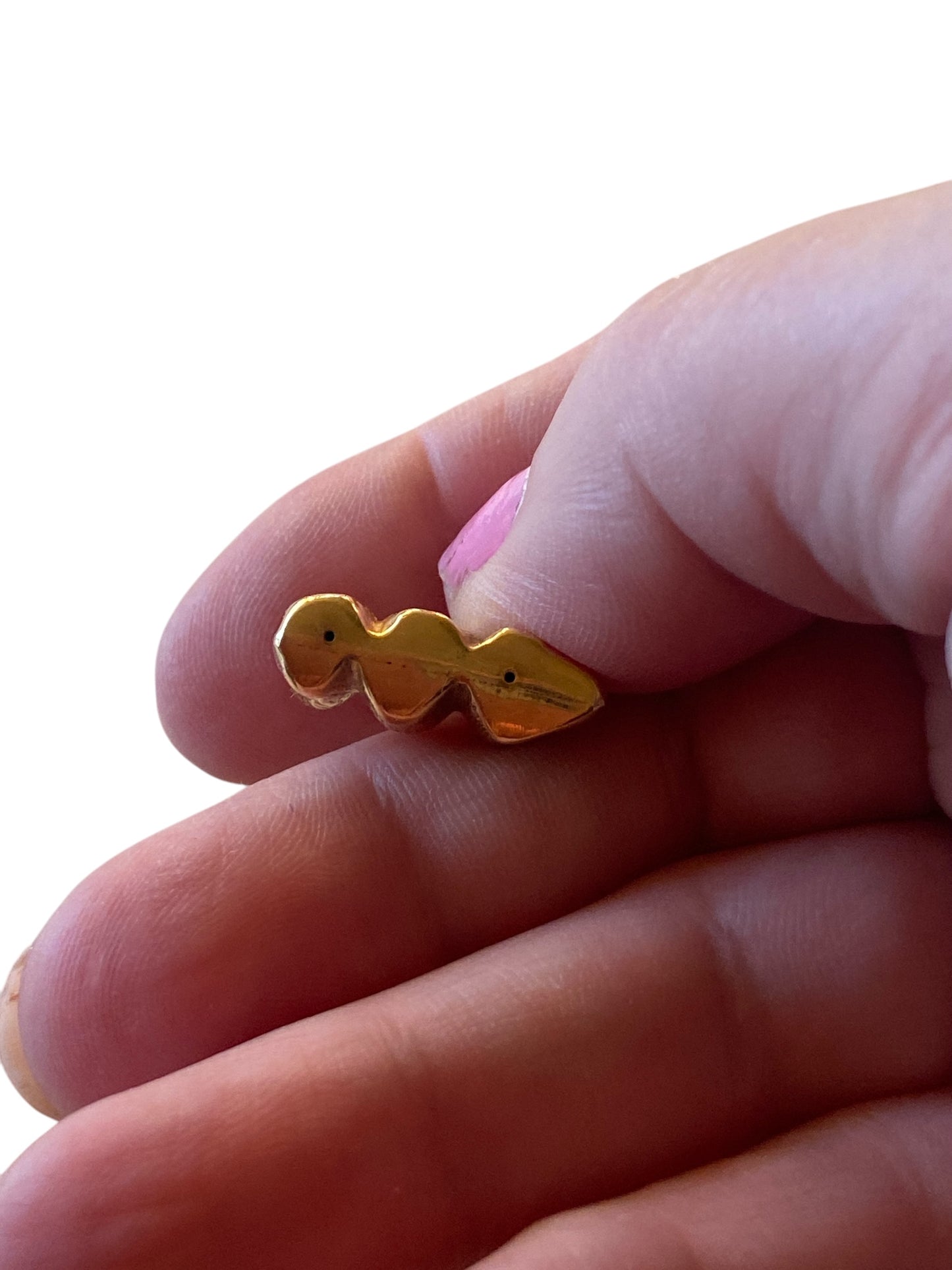 9ct three wise monkeys charm by Georg jensen, circa 1978