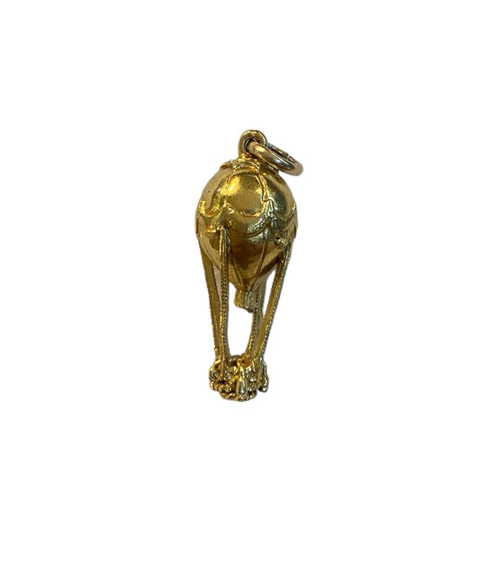 9ct vintage hot air balloon charm circa 1969