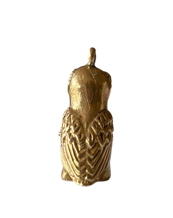9ct vintage owl charm by Georg jensen circa 1961 4.66g