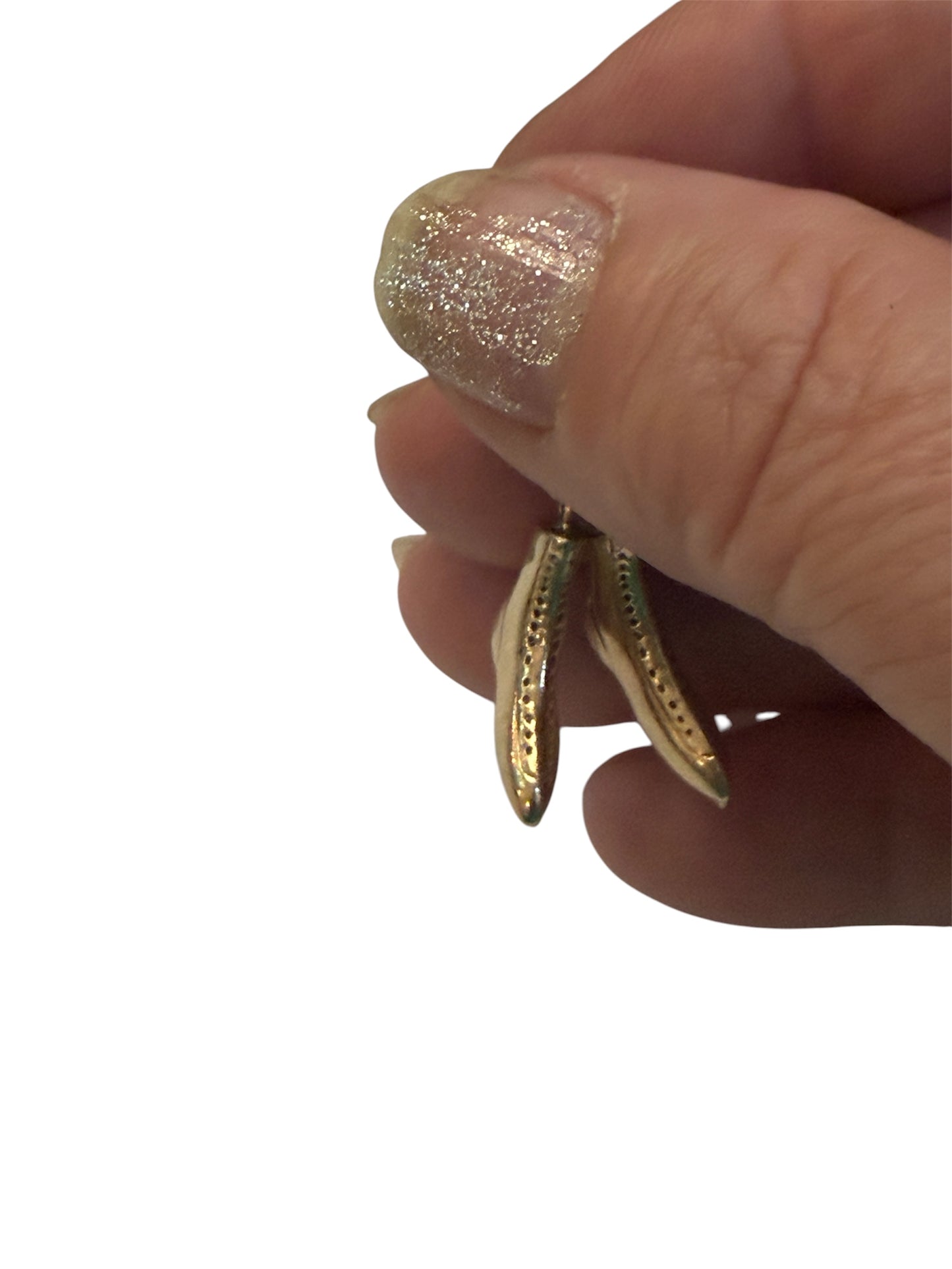 9ct vintage ice skate charm circa 1987 London 1.9g maker LJ