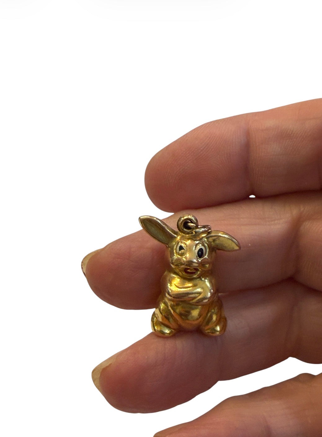 9ct vintage rabbit charm by Georg Jensen  circa 1972