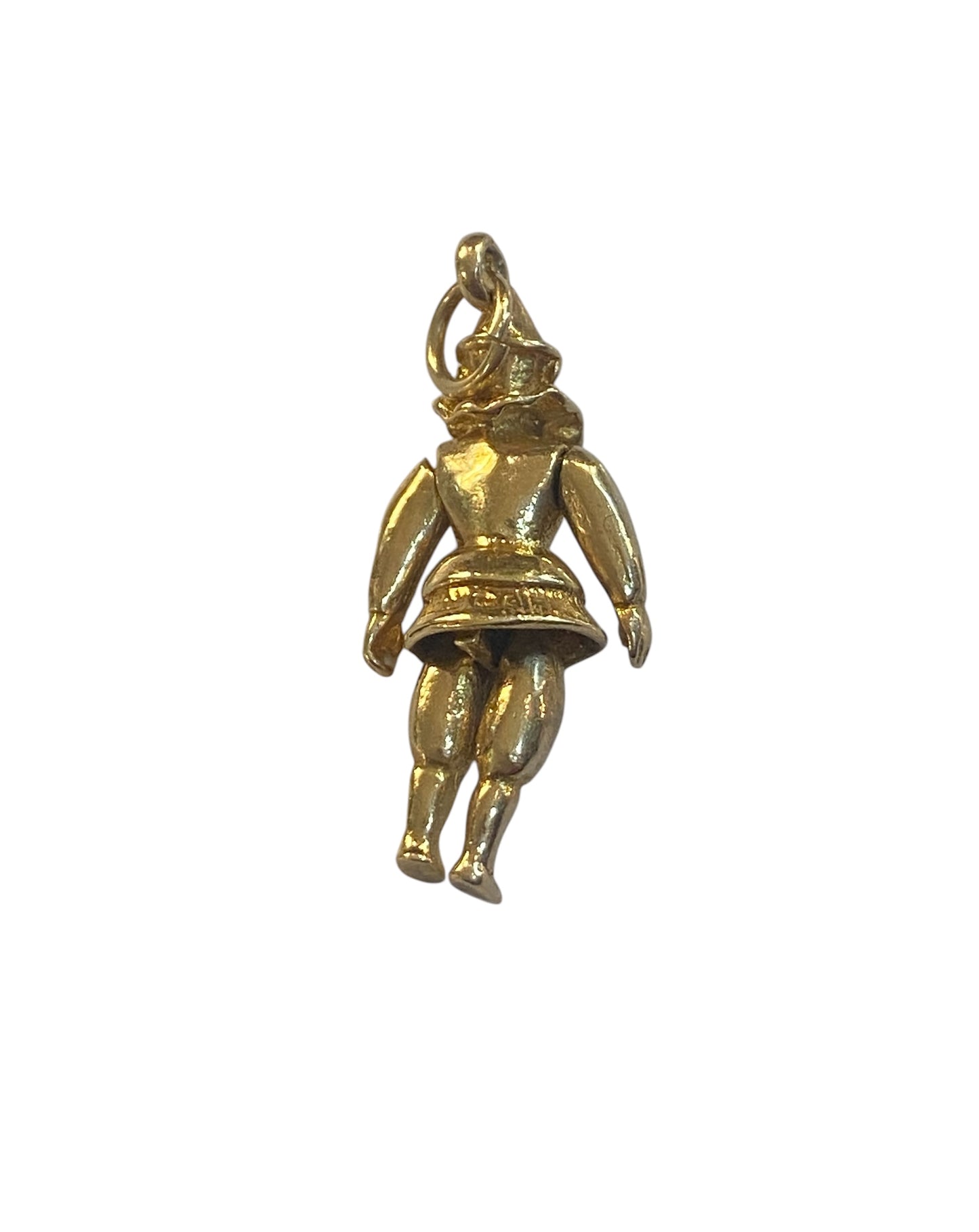 9ct vintage clown / jester circa 1963 2.9g