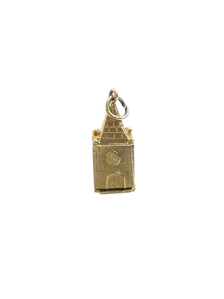9ct vintage opening church charm circa 1964