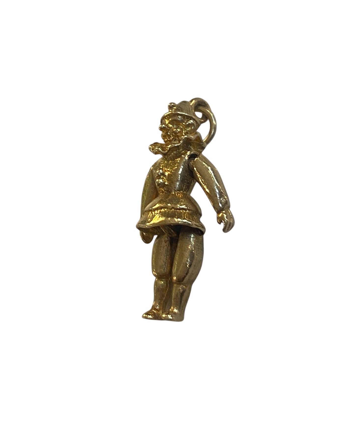 9ct vintage clown / jester circa 1963 2.9g
