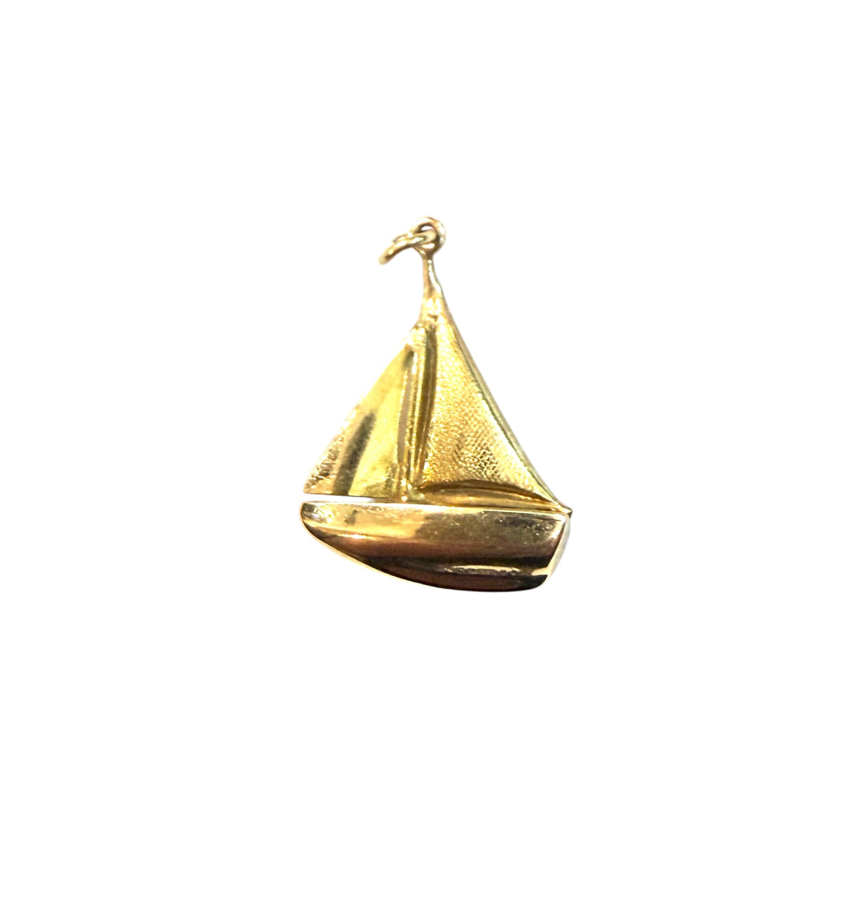 9ct vintage yacht charm / pendant by Georg Jensen circa 1965