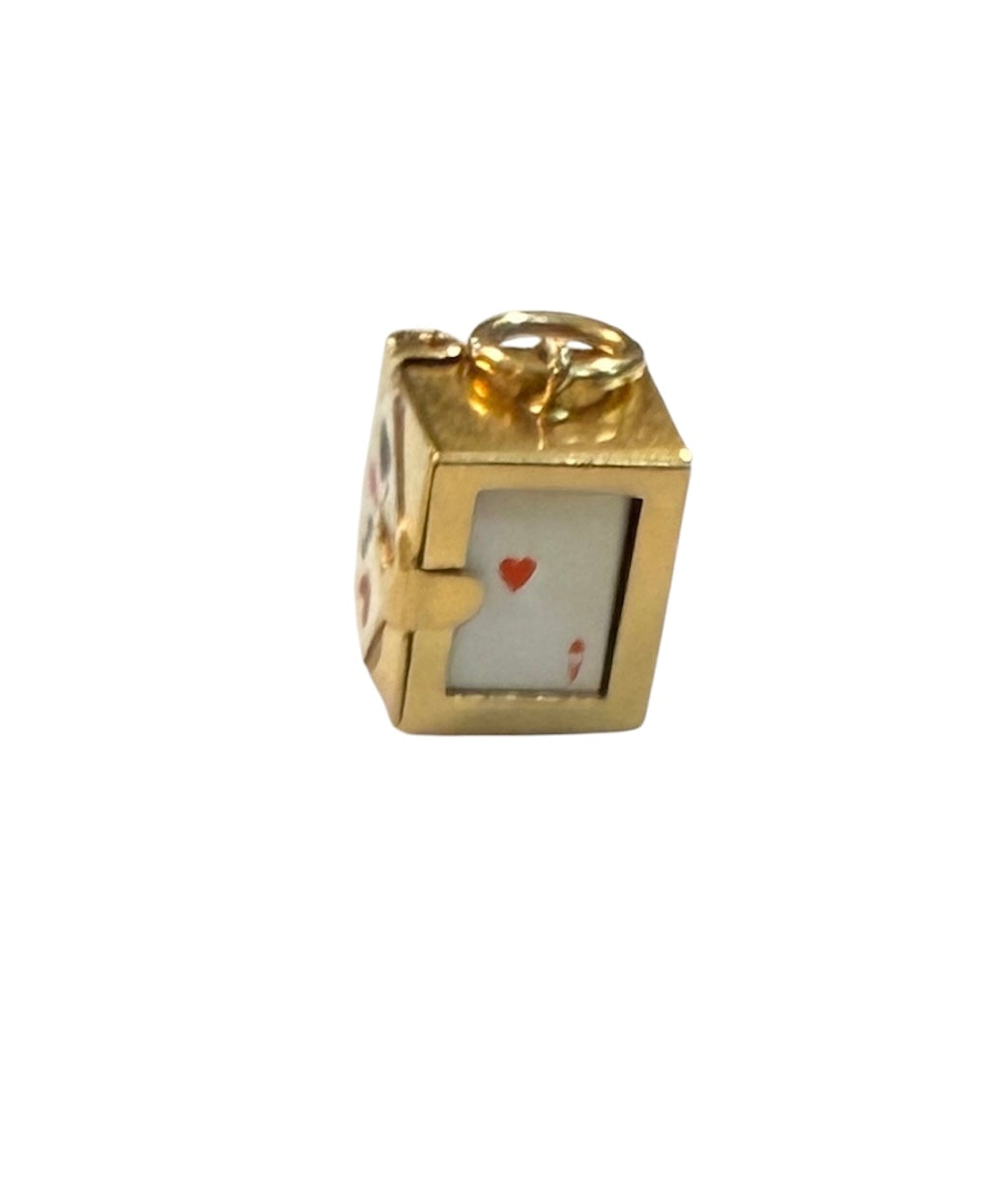 9ct vintage deck of cards charm by Georg jensen circa 1974 2.43g
