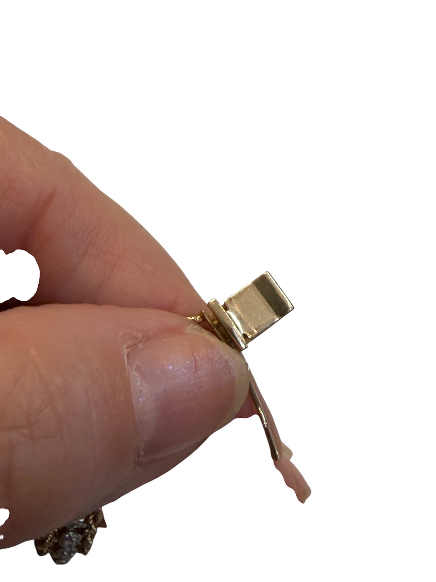 10ct diamond bracelet pre owned circa 1997 10.3g 7 1/2 inches