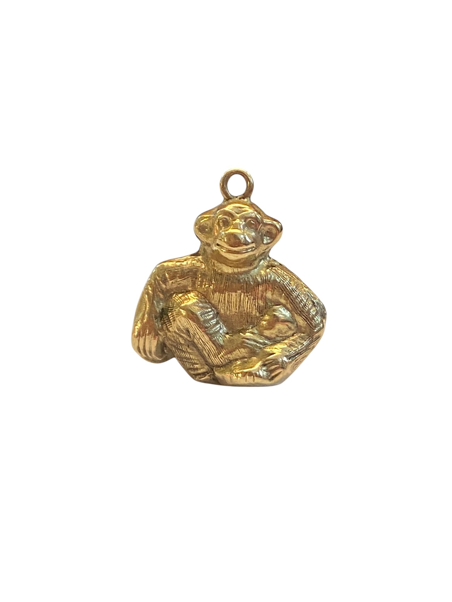 9ct vintage Monkey charm by Georg jensen, Circa 1963 London . Hollow