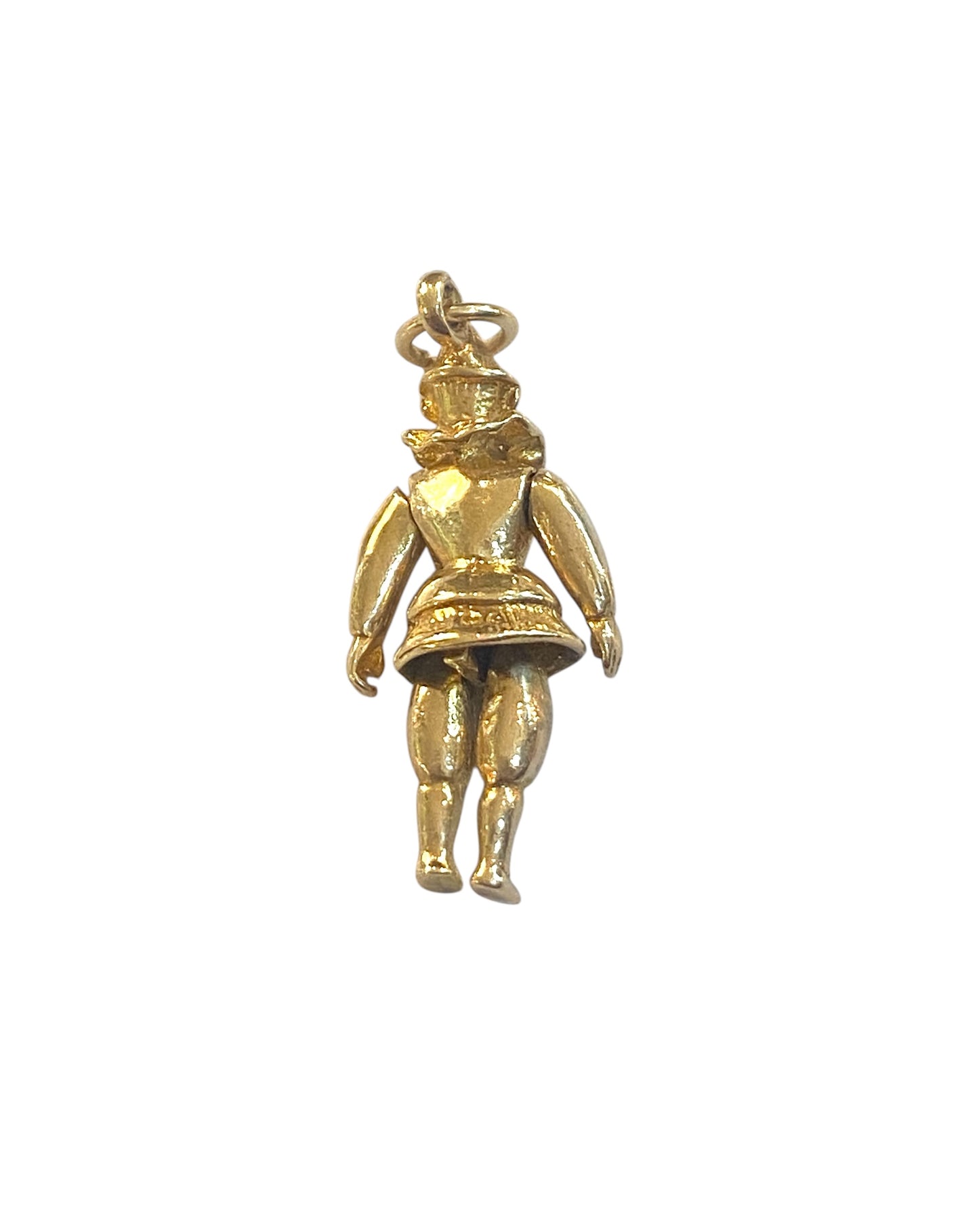 9ct vintage clown / jester circa 1963 2.9g