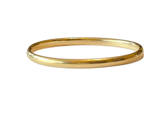 9ct pre loved plain gold bangle 6.3g yellow gold