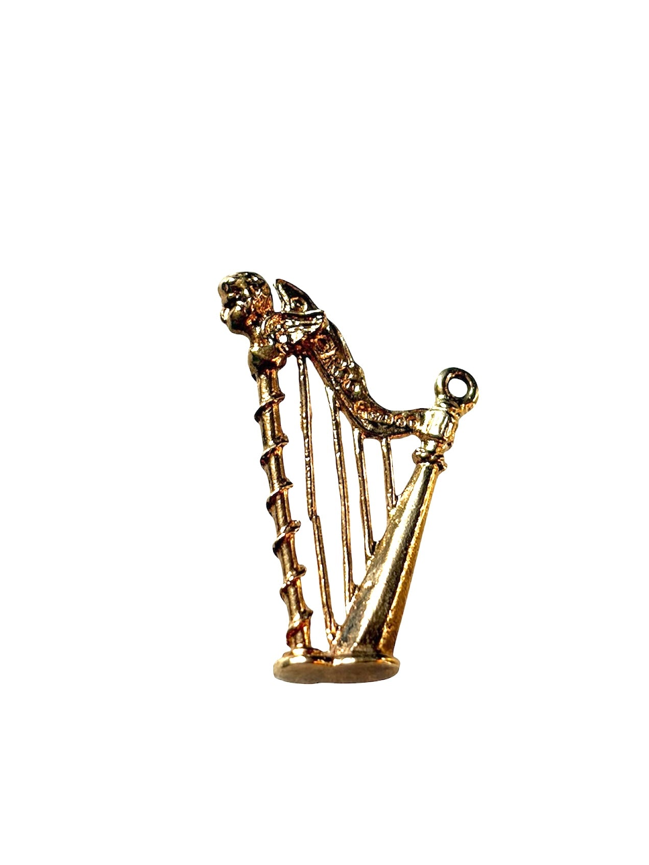9ct vintage harp charm / pendant circa 1973 2.03g