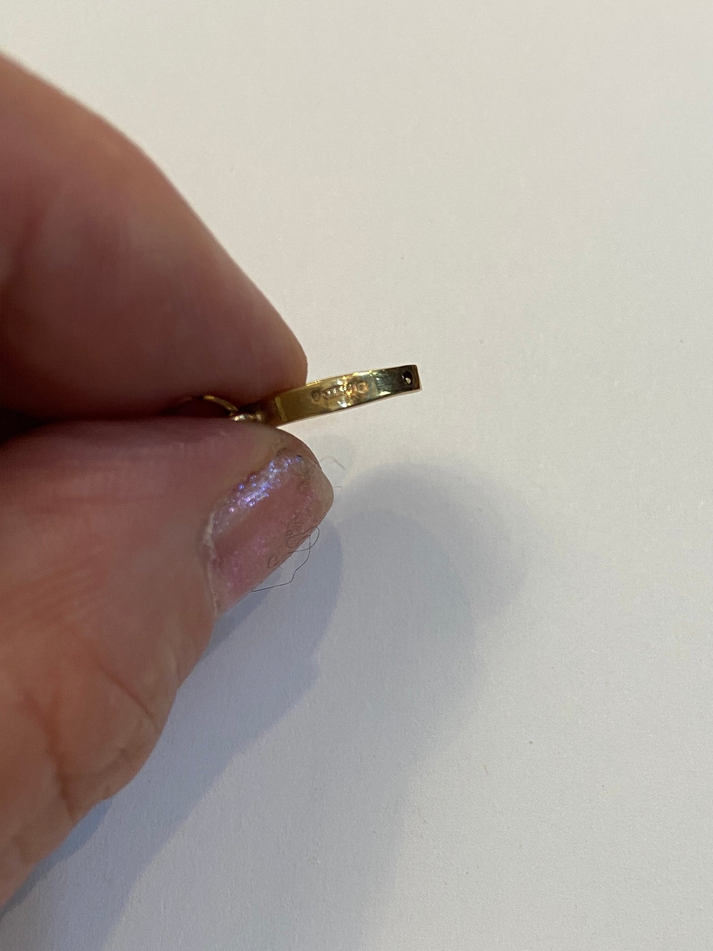 9ct vintage good luck charm by georg jensen circa 1963 1.2g