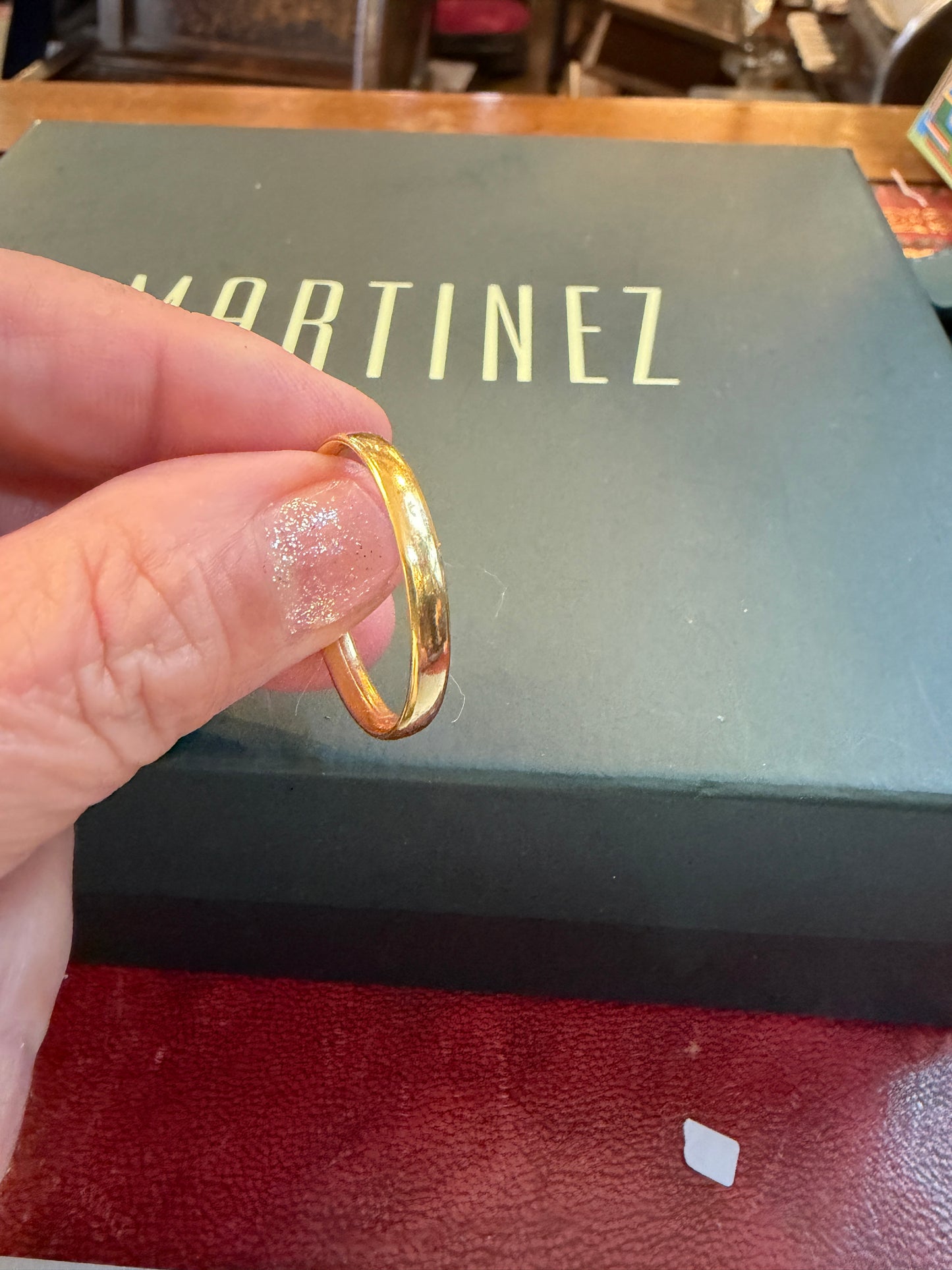 9ct vintage / preowned hoop earrings 3.05g