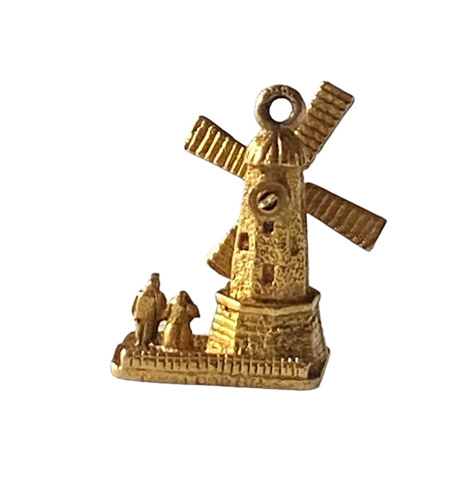 9ct vintage windmill charm by Georg jensen circa 1955