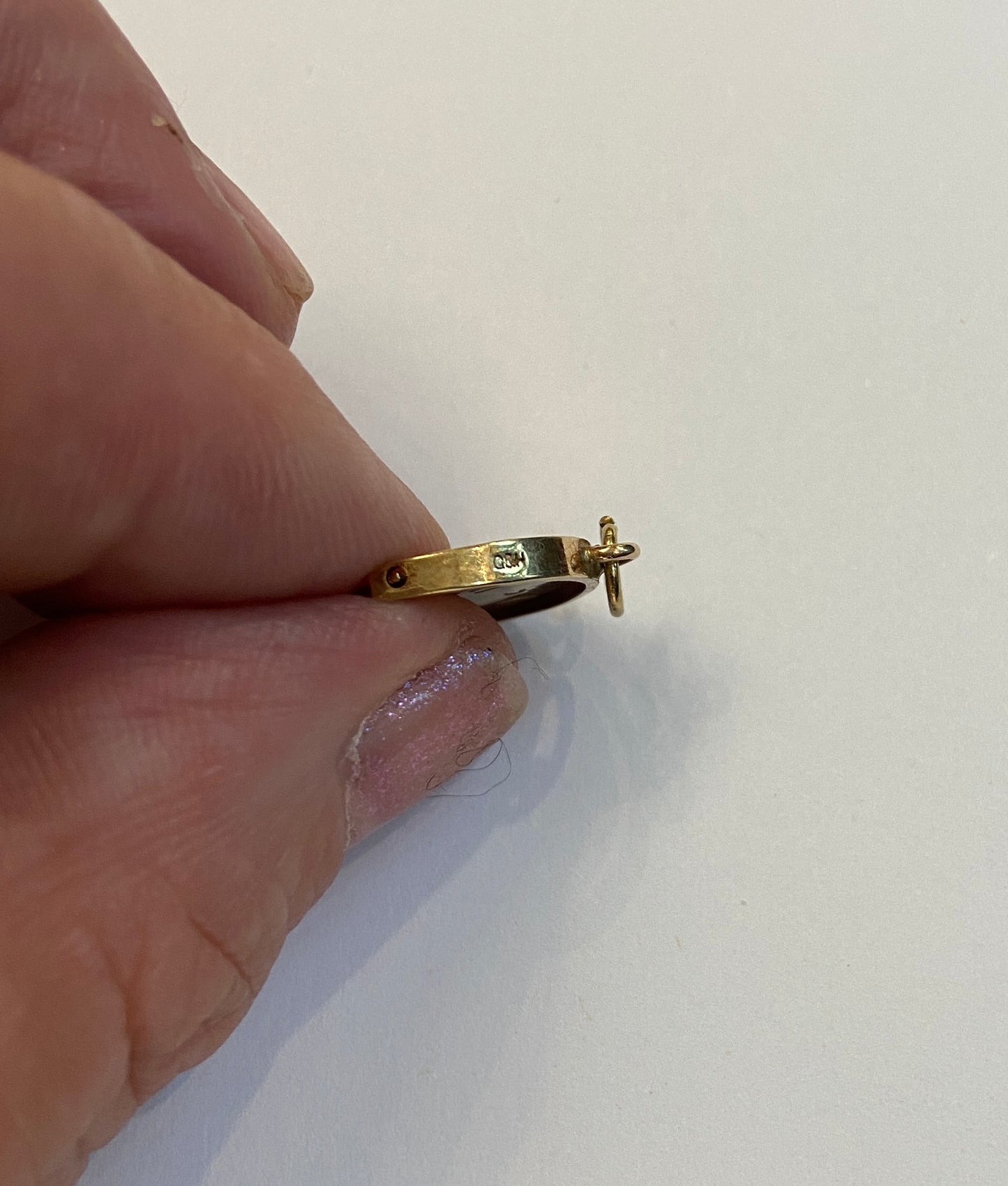 9ct vintage good luck charm by georg jensen circa 1963 1.2g