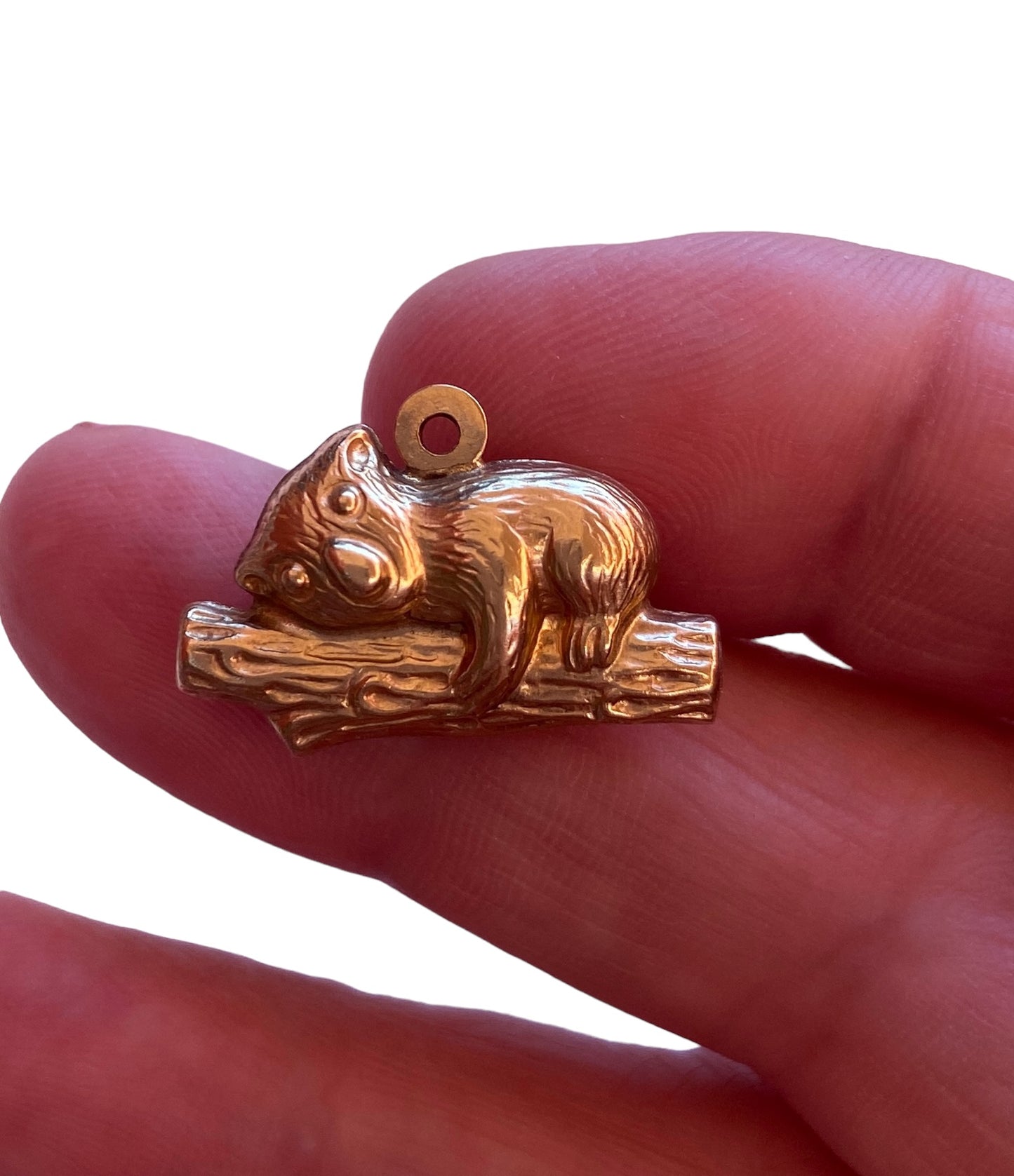 9ct vintage koala charm . hollow