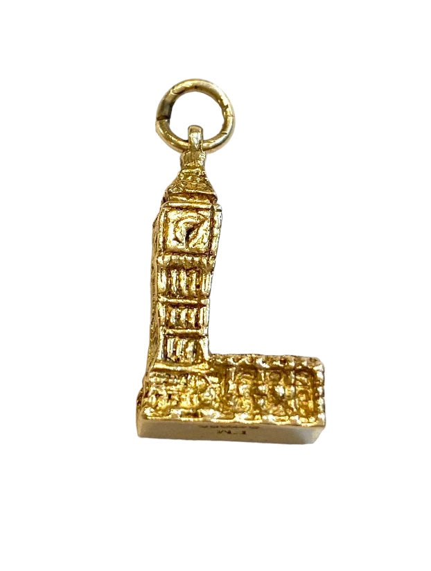 9ct vintage Big Ben charm by FM / hoses of parliament