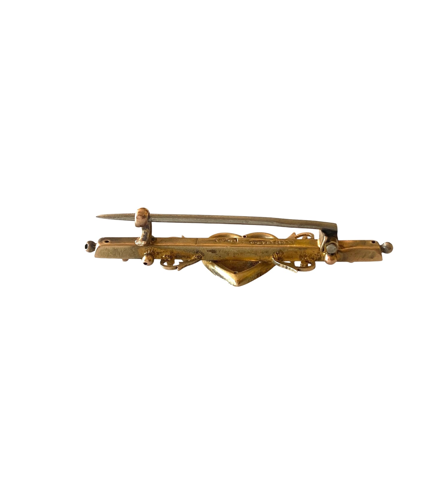 9ct victorian sweetheart brooch circa 1897 by William Twigg