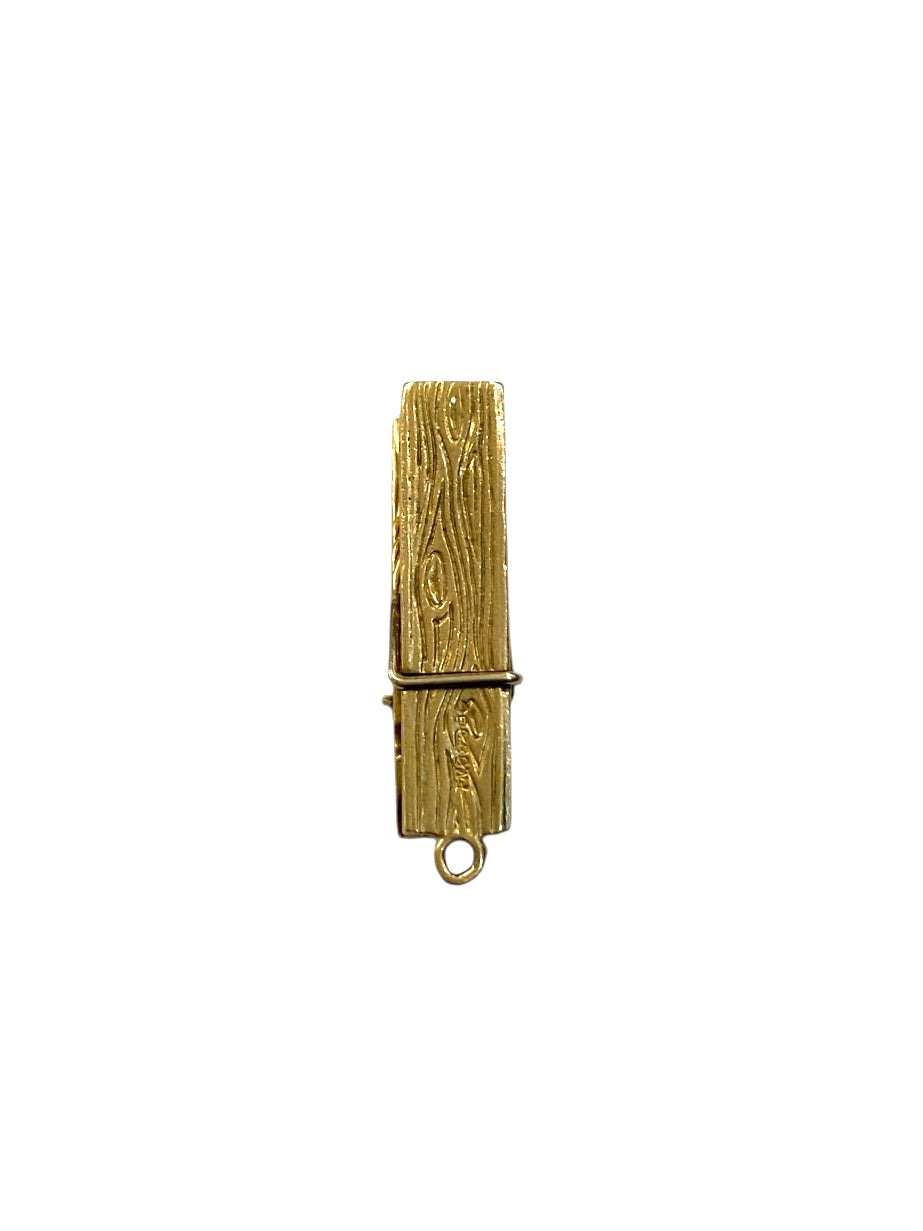 9ct vintage peg charm, articulated. circa 1967 London maker FM