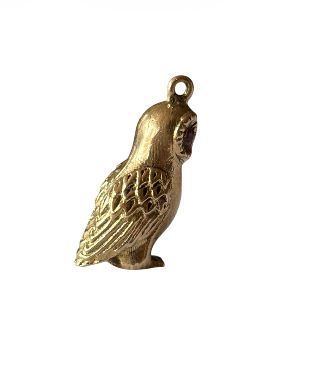 9ct vintage owl charm by Georg jensen circa 1961 4.66g