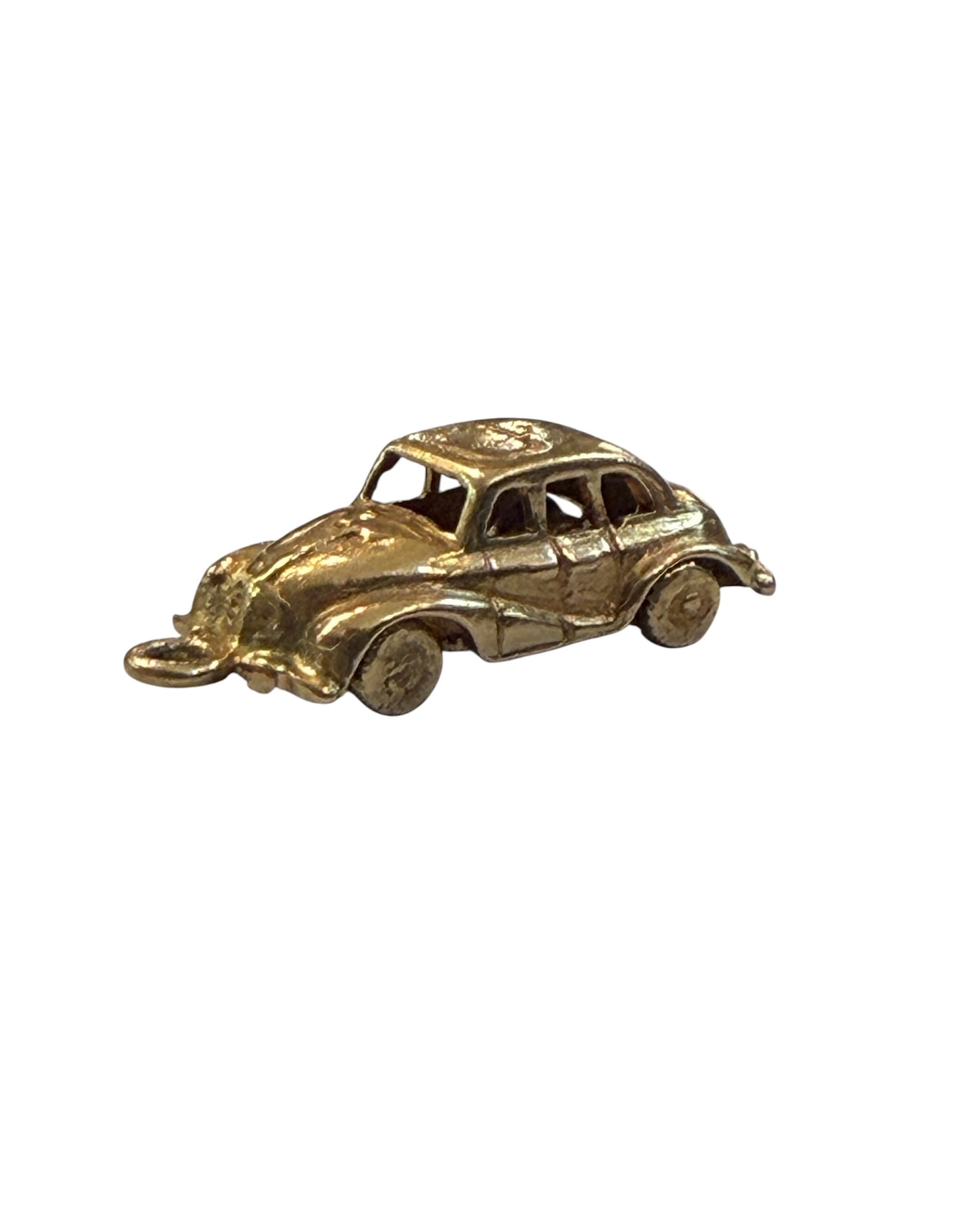 9ct vintage morris minor car charm, 2.5g London 1961