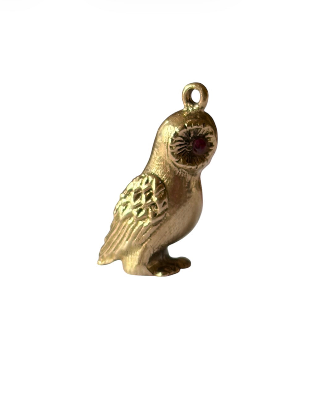 9ct vintage owl charm by Georg jensen circa 1961 4.66g
