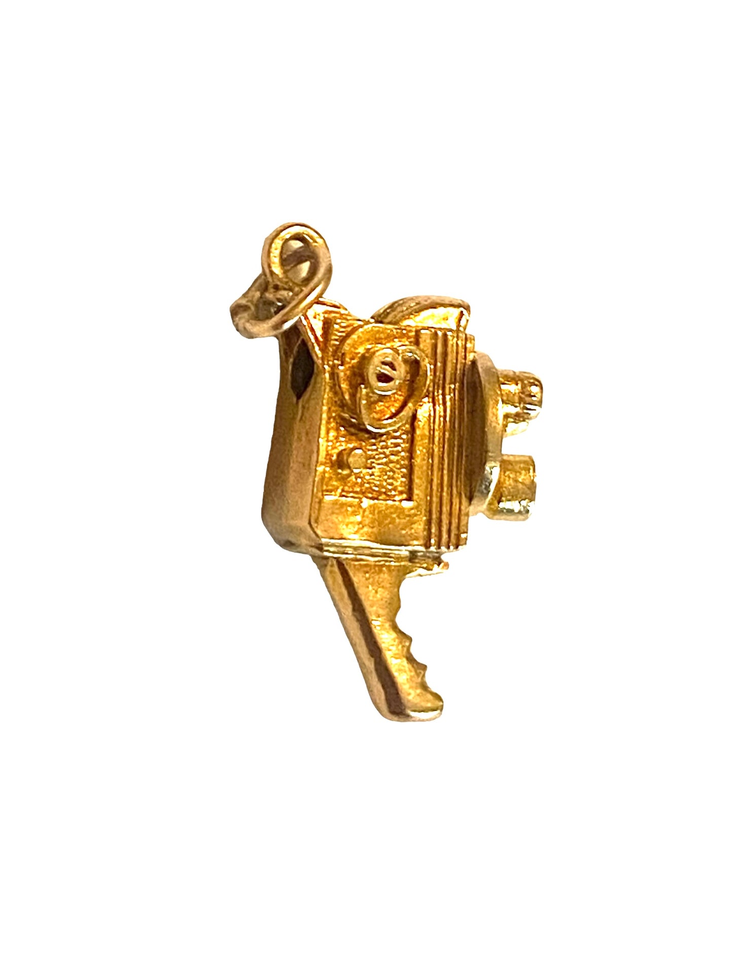 9ct vintage movie camera charm circa 1965