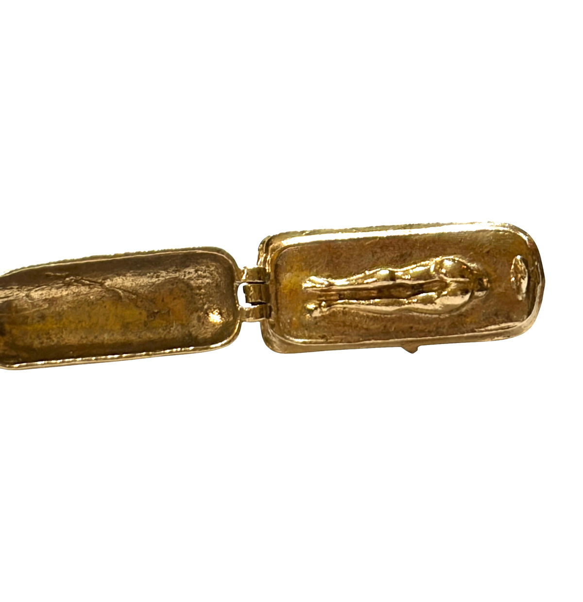 9ct vintage opening bath tub charm. Circa 1977 London