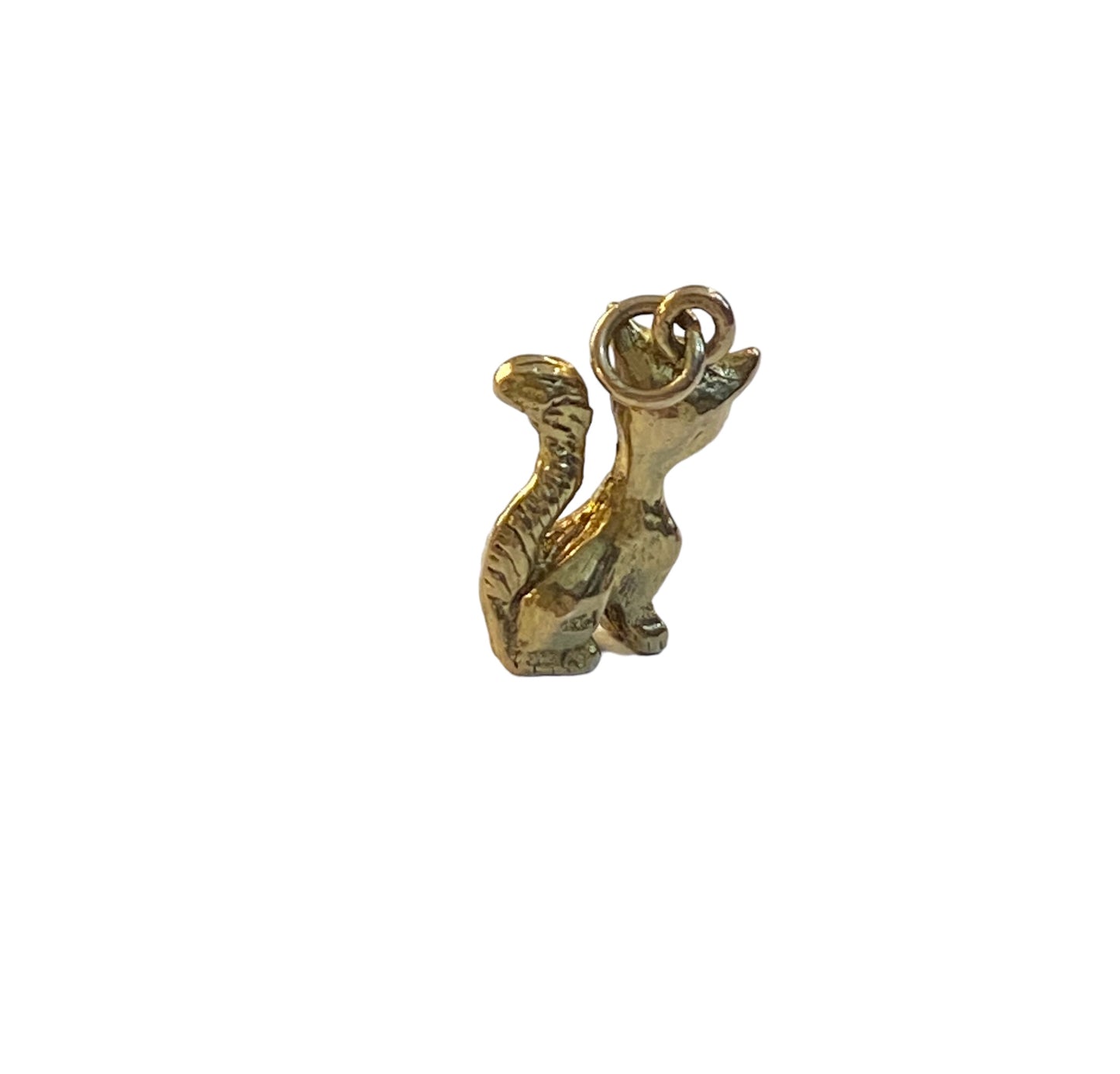 9ct vintage cat charm circa 1965