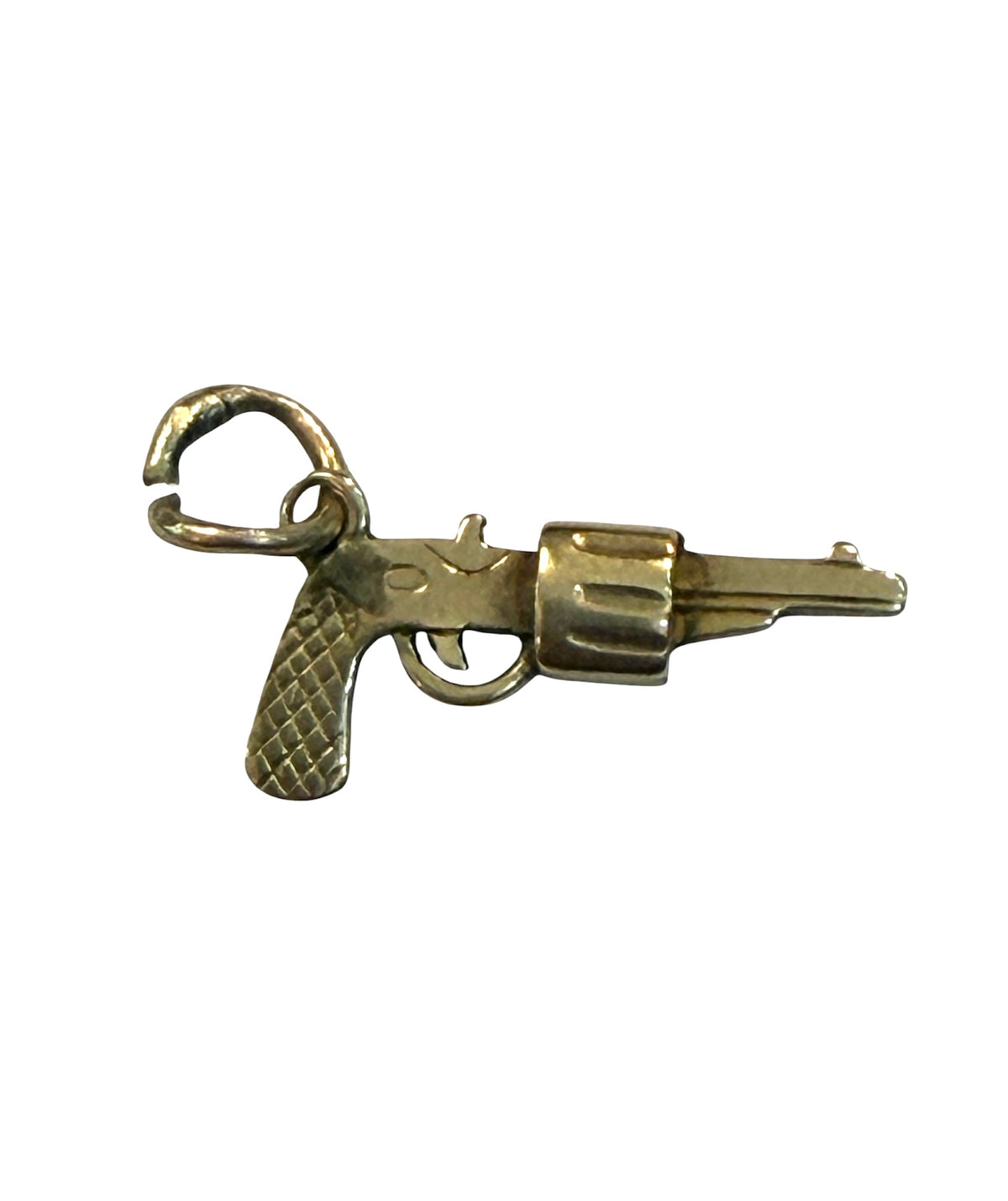 9ct vintage revolver / pistol  small 1940s 0.75g