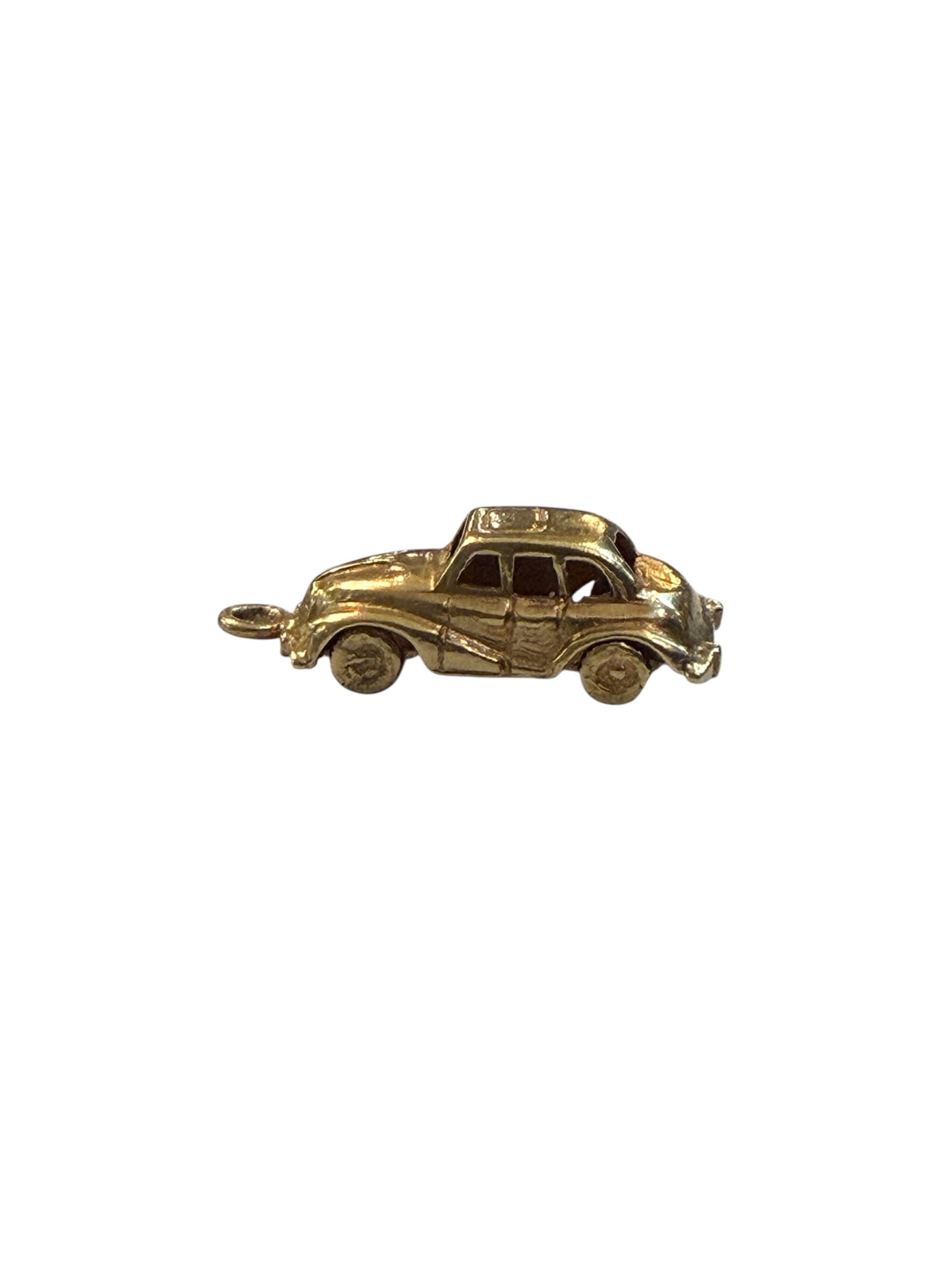 9ct vintage morris minor car charm, 2.5g London 1961