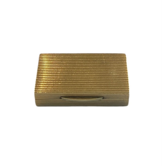 9ct vintage pill box solid gold circa 1961