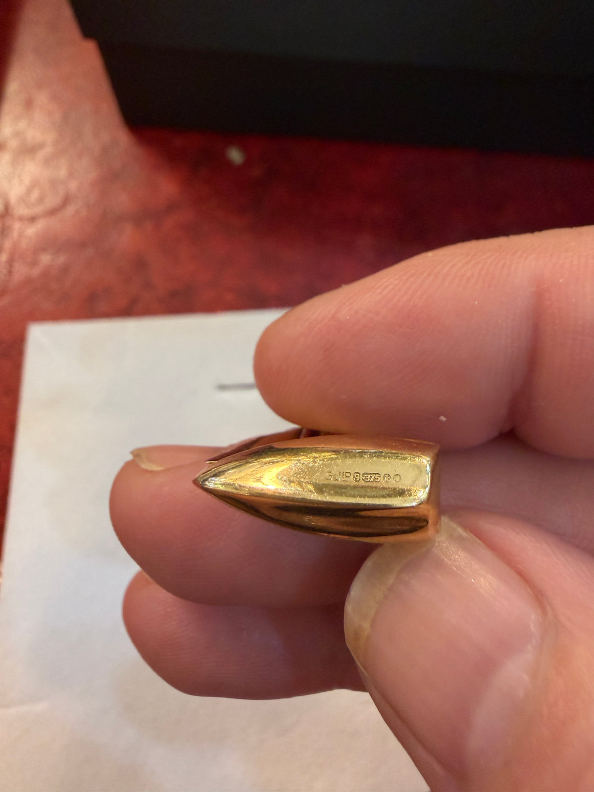 9ct vintage yacht charm / pendant by Georg Jensen circa 1965
