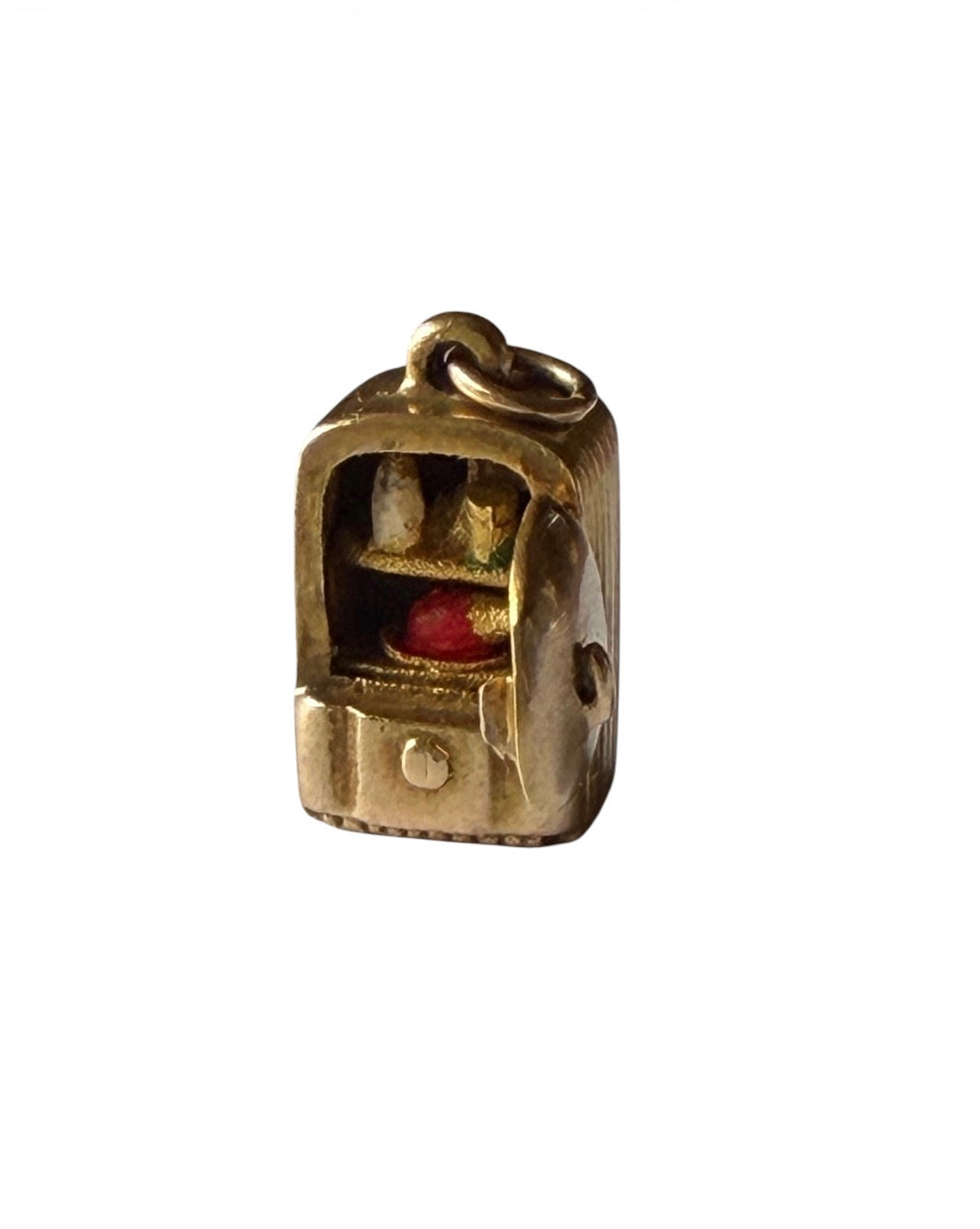 9ct vintage fridge charm / opening fridge charm 2.85