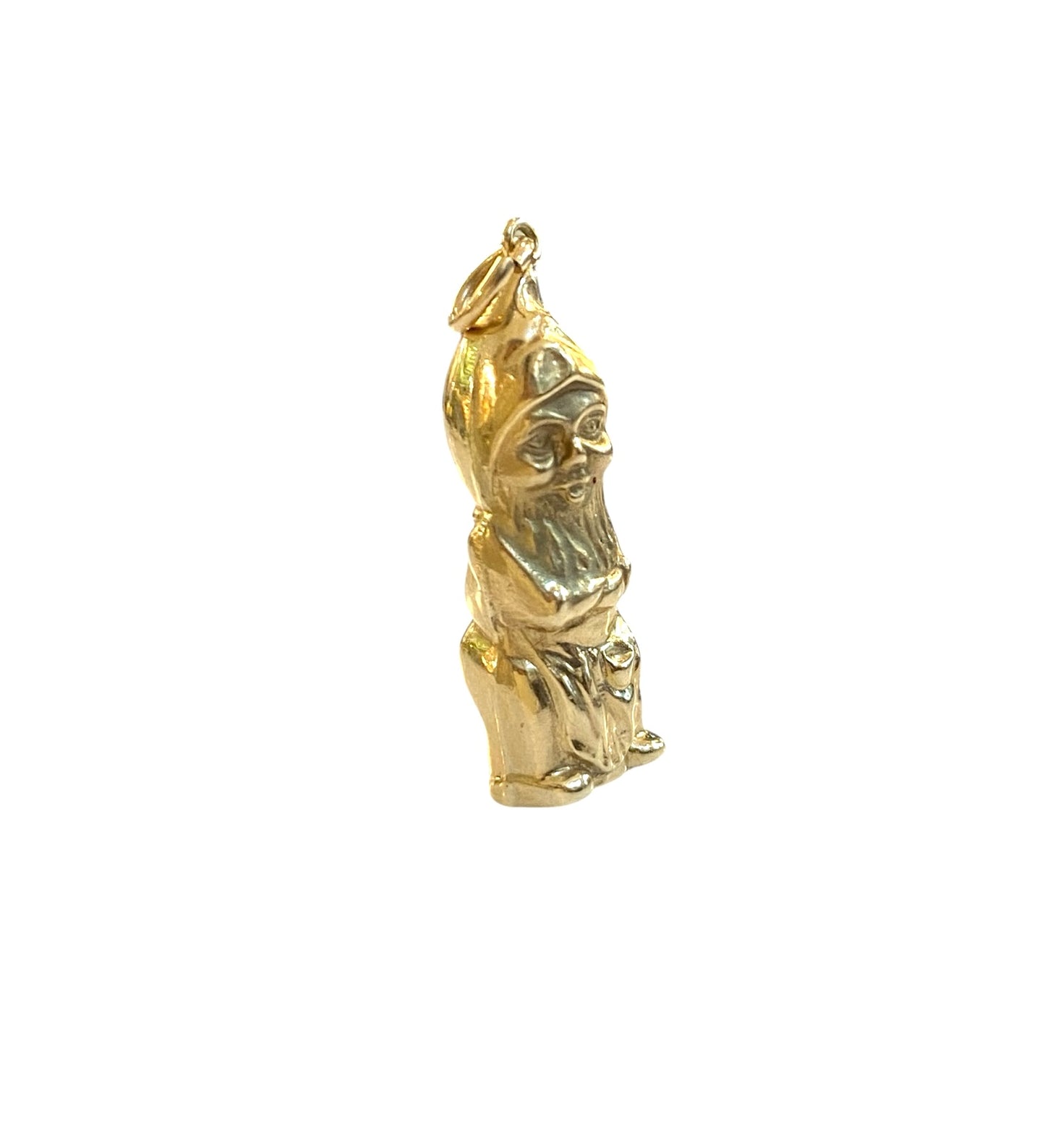 9ct vintage Gnome charm / pendant circa 1974 . HOLLOW