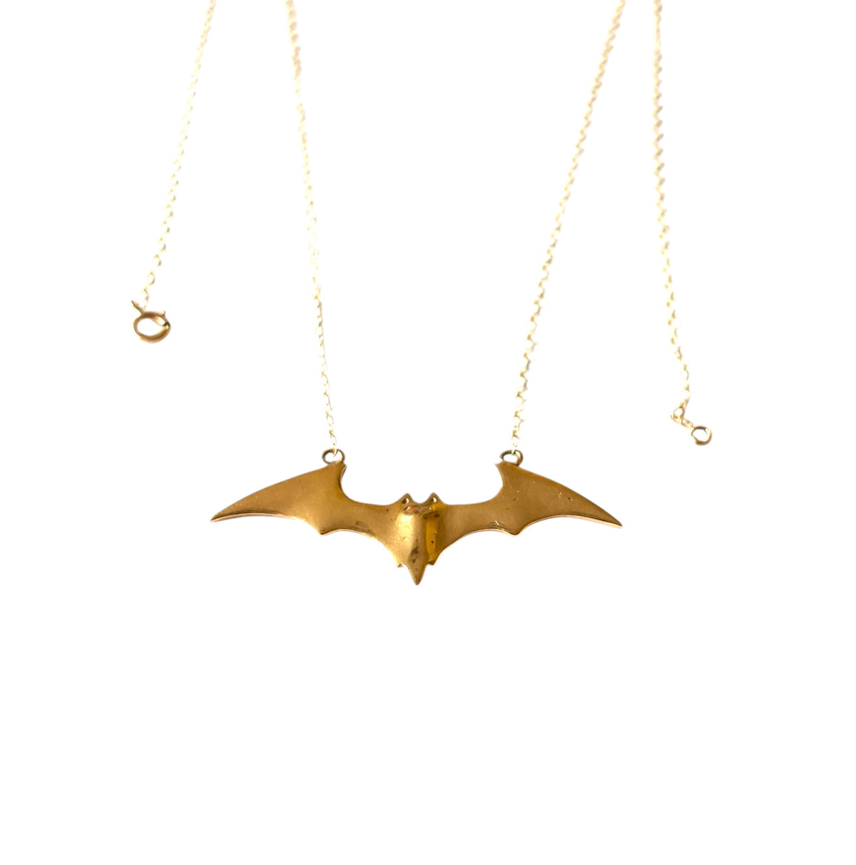 9ct pre owned bat necklace circa 2017 4.22g