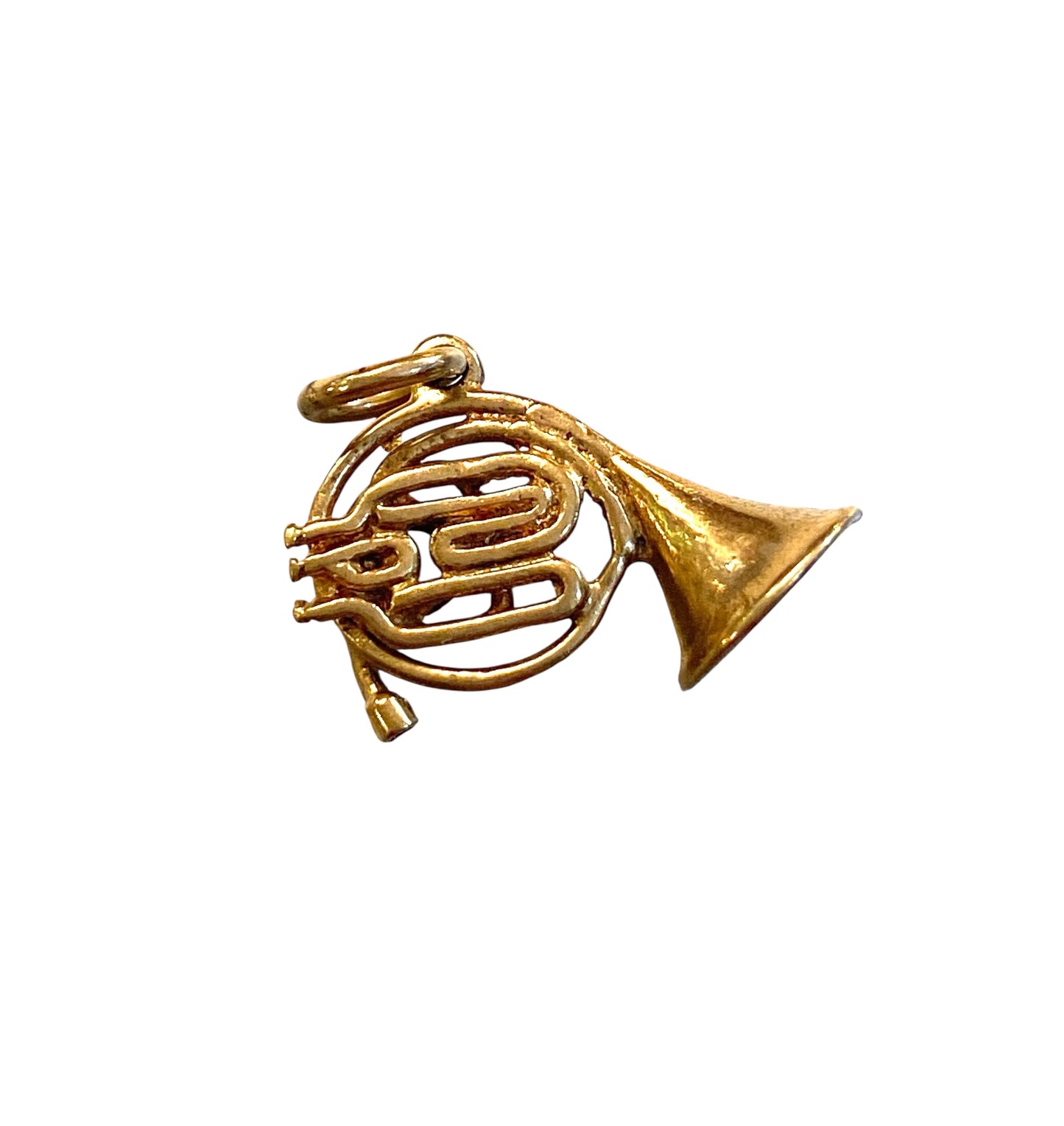 9ct vintage horn charm circa 1959.