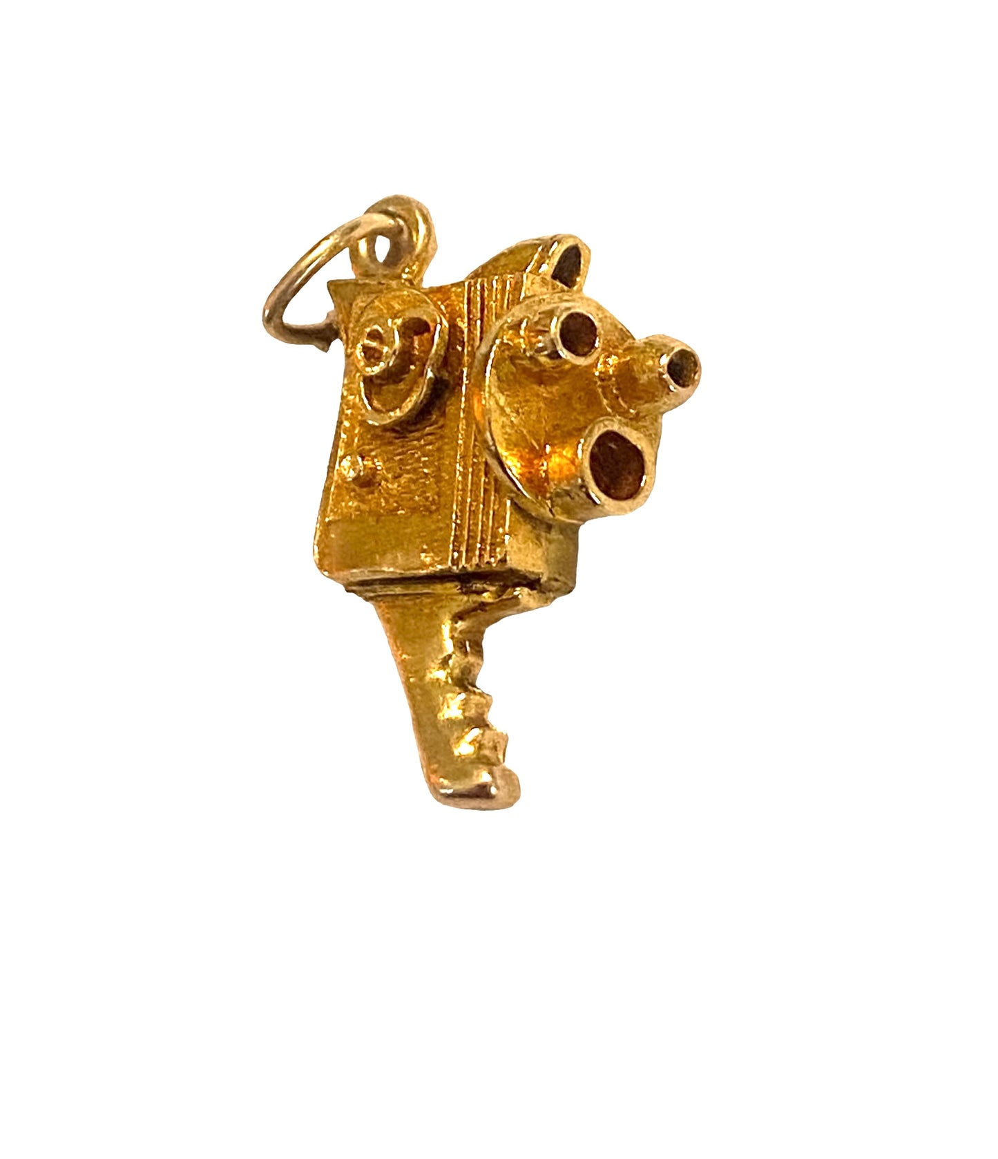 9ct vintage movie camera charm circa 1965