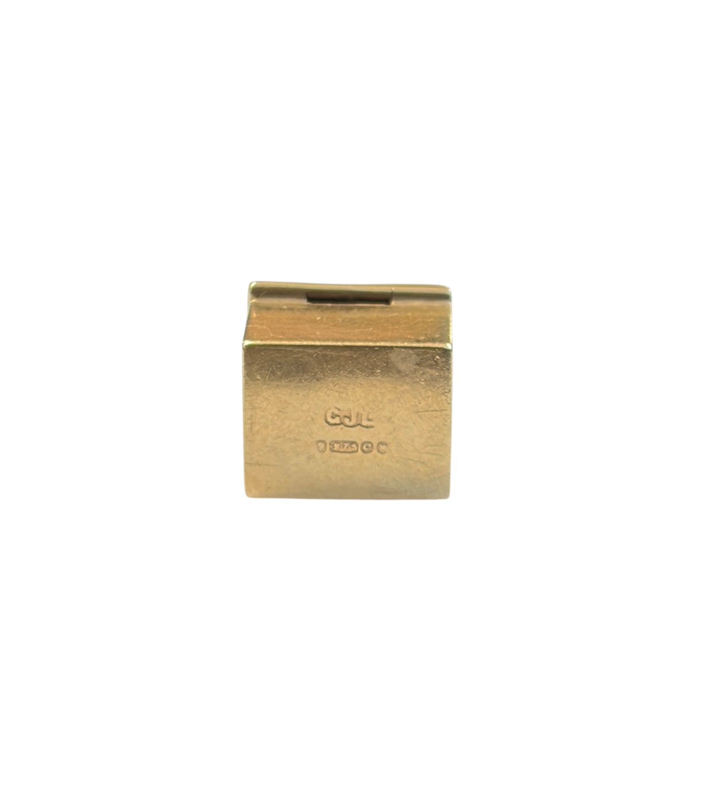 9ct vintage first aid box charm circa 1958 by Georg Jensen 2.7g