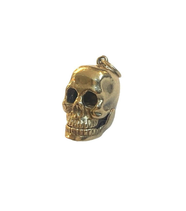 9ct vintage articulated skull charm  circa 1963 by account 7.6 grams