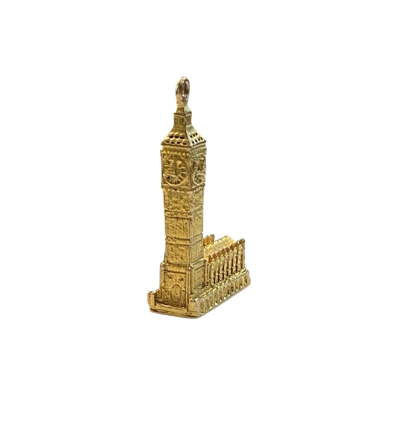 9ct vintage big ben / hoses of parliament charm circa 1963