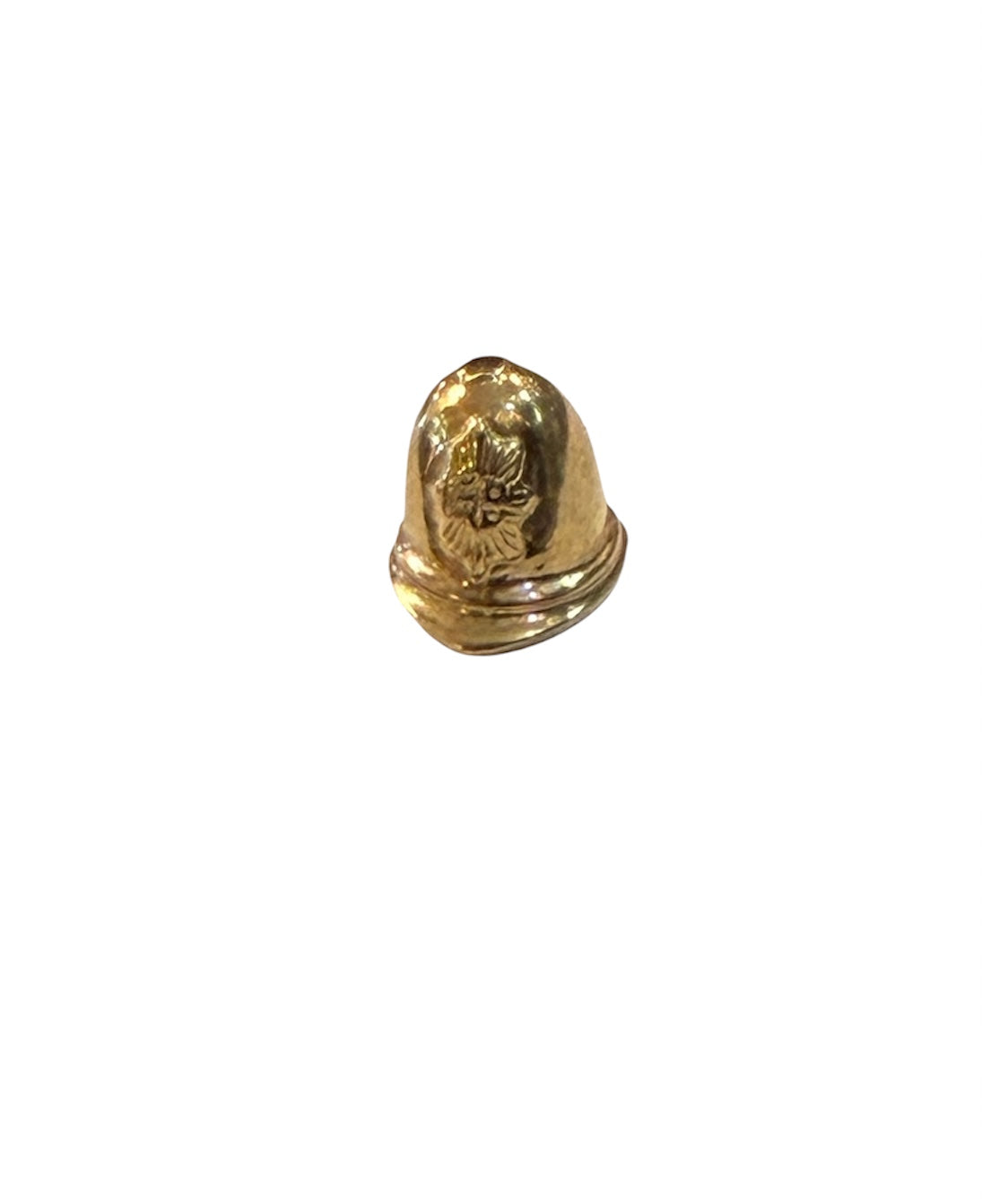 9ct vintage police helmet charm .0.8g very small