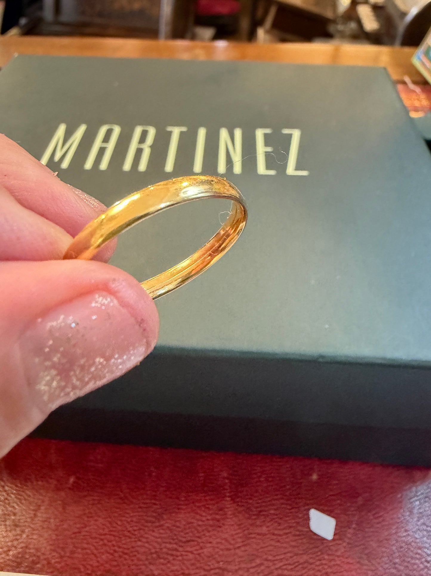 9ct vintage / preowned hoop earrings 3.05g