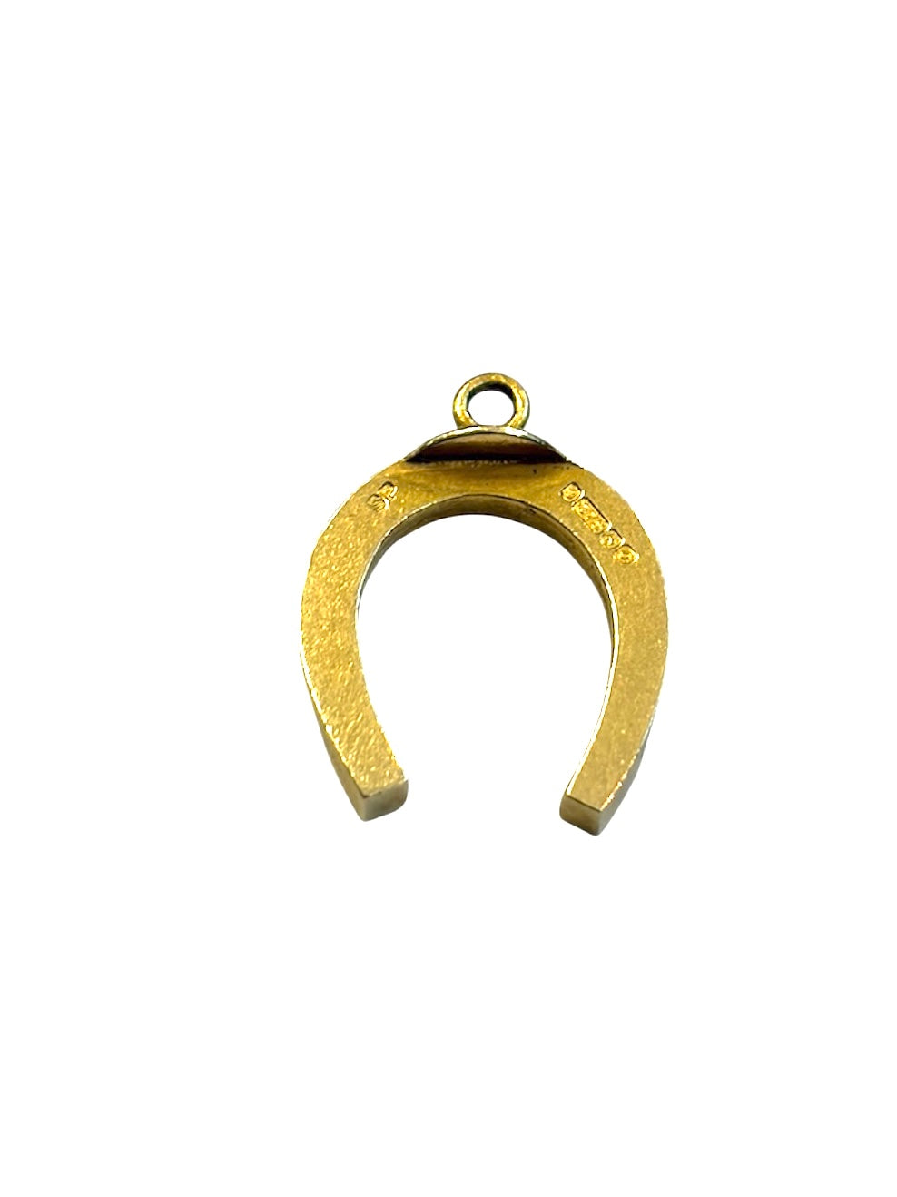 9ct vintage horseshoe pendant circa 1963