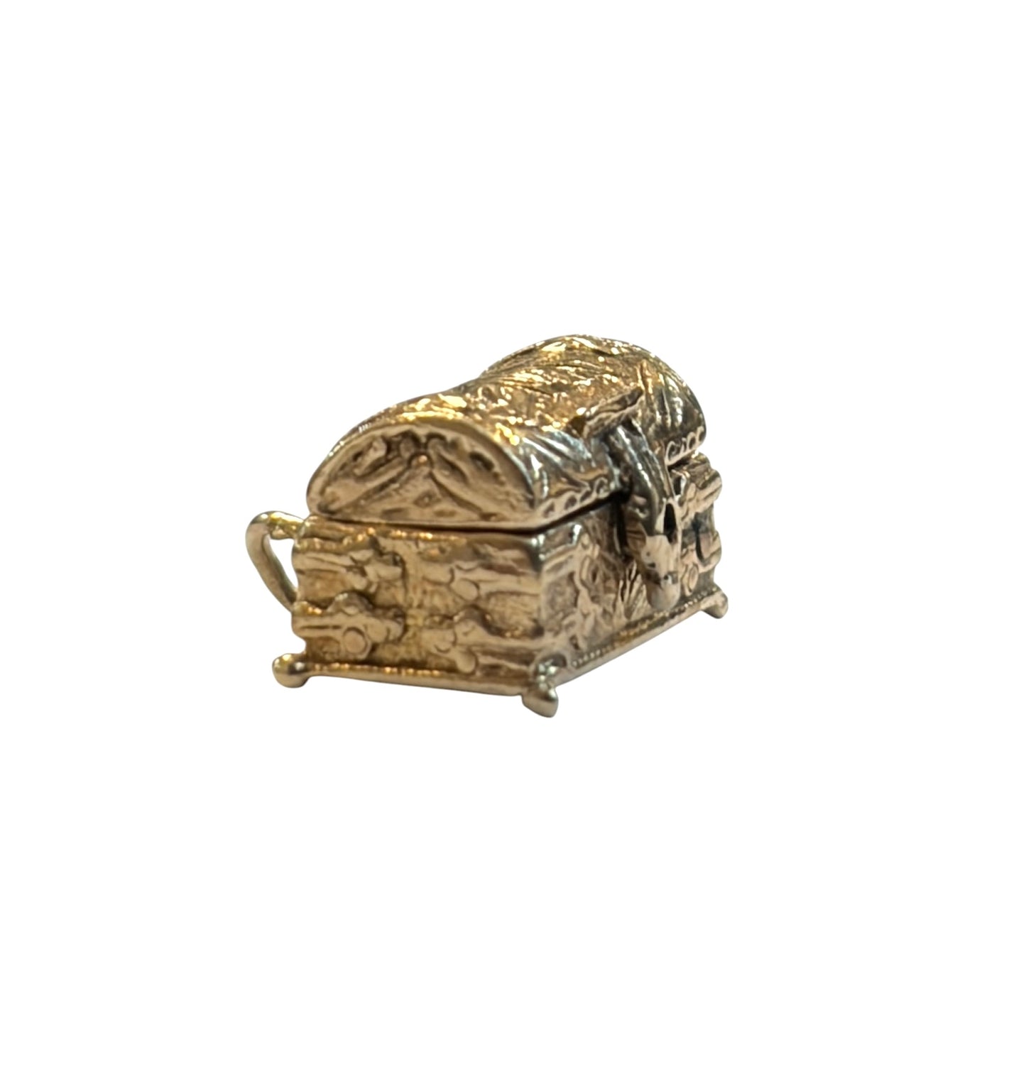 9ct vintage treasure chest charm opening charm circa 1986 3.9g