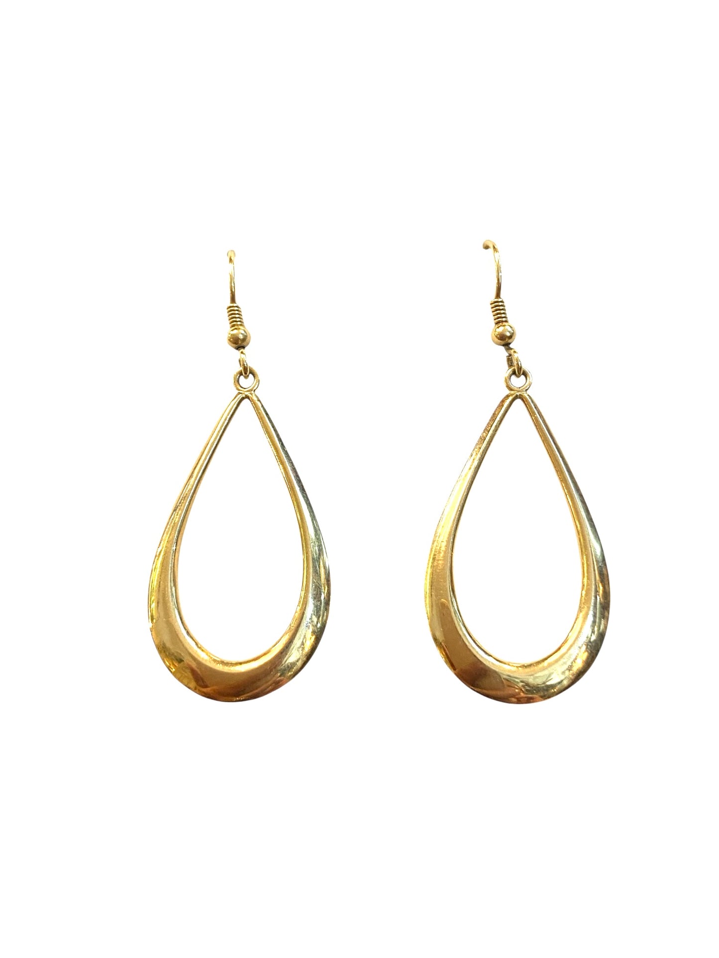 9ct 375 vintage drop dangle earrings. circa 1998 7.3g