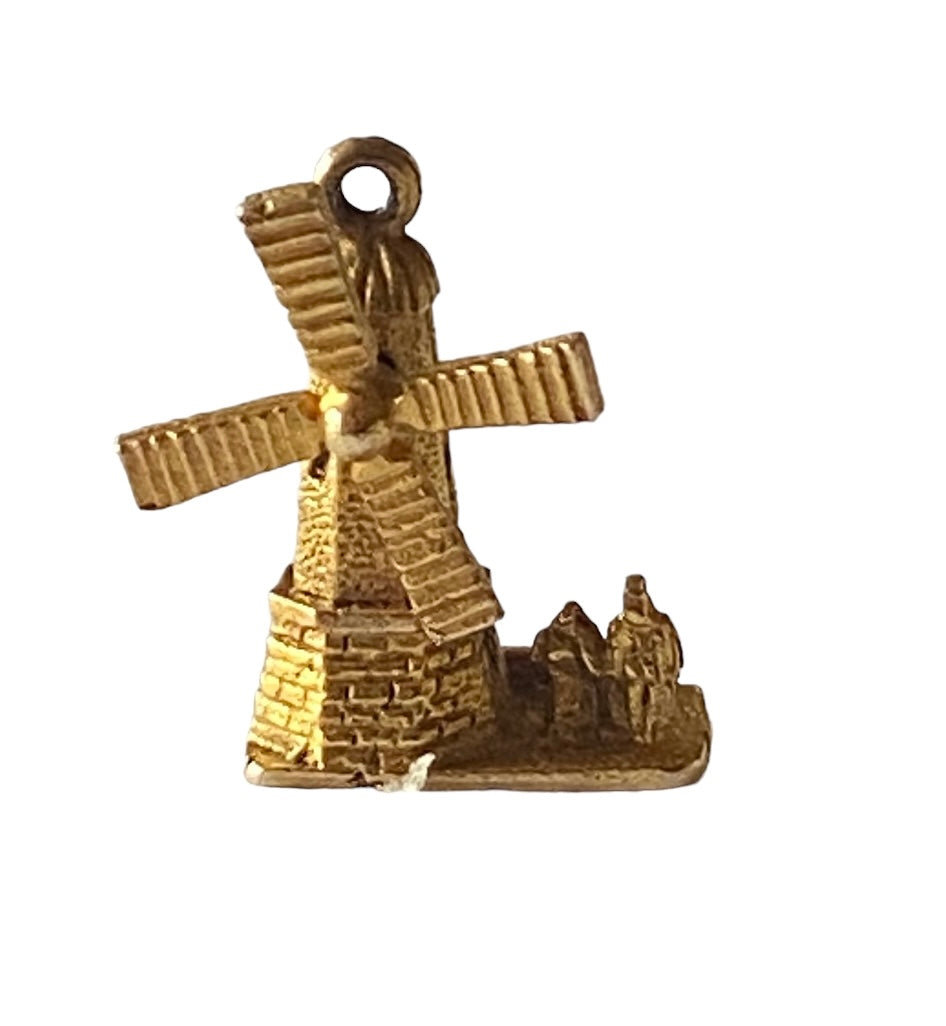 9ct vintage windmill charm by Georg jensen circa 1955