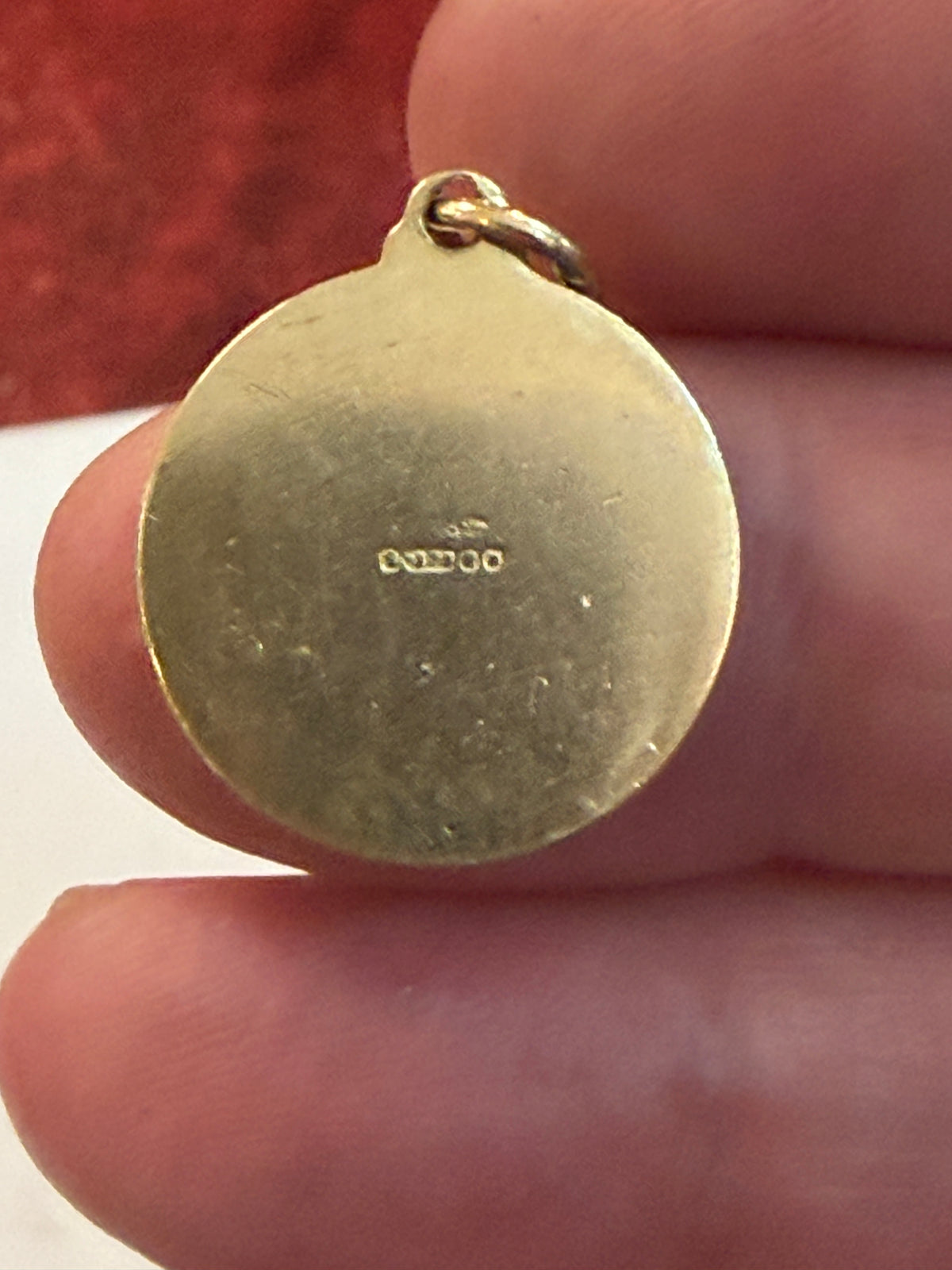 9ct vintage leo lion charm / pendant 3.0g