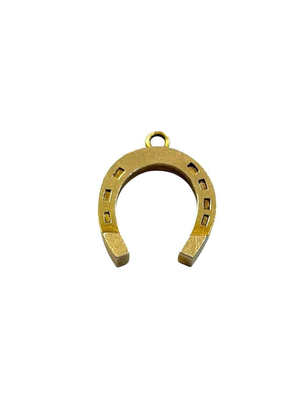 9ct vintage horseshoe pendant circa 1963